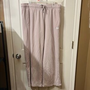 Nike Light Pink Wide Leg Pants